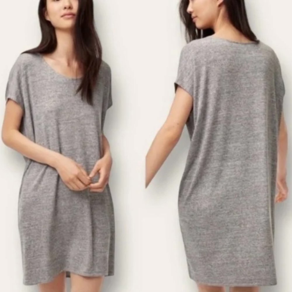 Aritzia Wilfred Free "Lorelei" dress in heathered blue (size S)